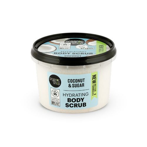 Organic Shop Hydrating Body Scrub Coconut and Sugar (250ml)