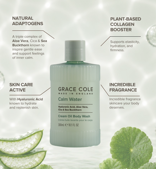 Calm Water. Hydrate & Replenish Cream Oil Body Wash