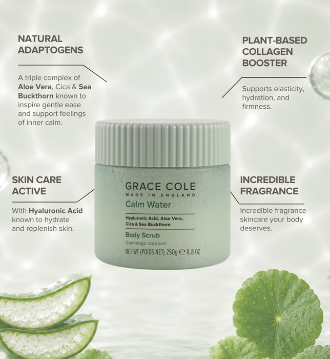 Calm Water. Hydrate & Replenish Body Scrub