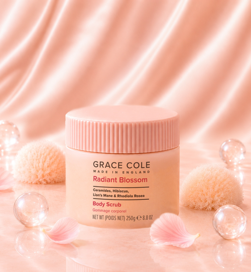 Radiant Blossom. Renew & Restore Body Scrub