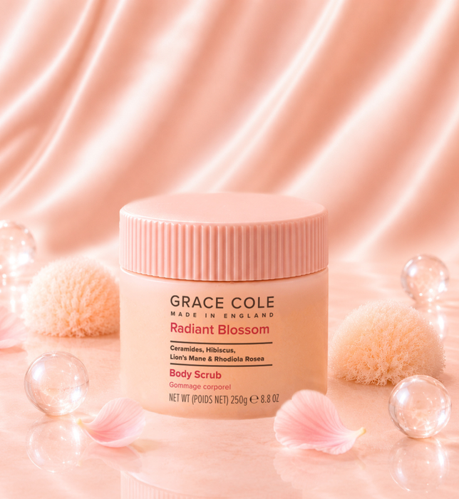 Radiant Blossom. Renew & Restore Body Scrub