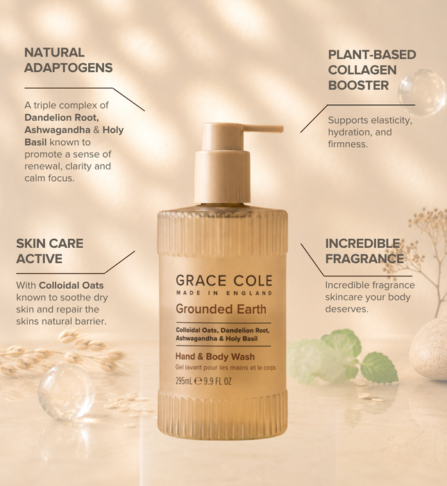 Grounded Earth. Nourish & Protect Hand & Body Wash
