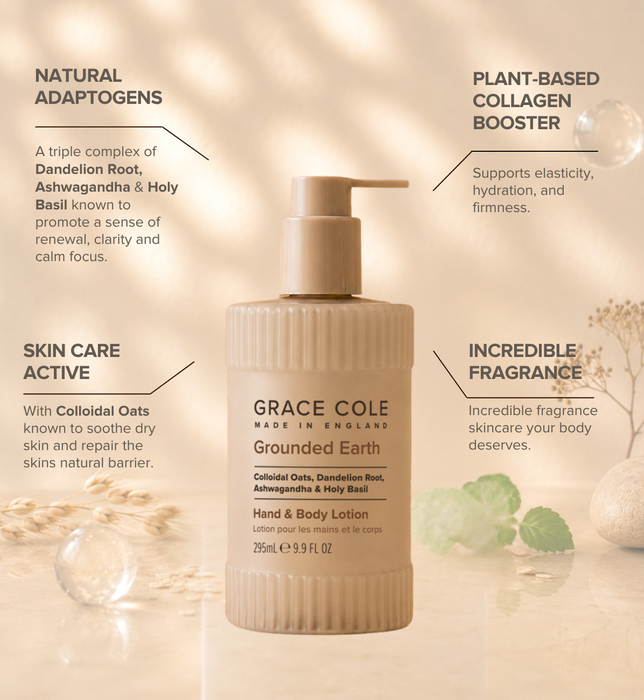 Grounded Earth. Nourish & Protect Hand & Body Lotion