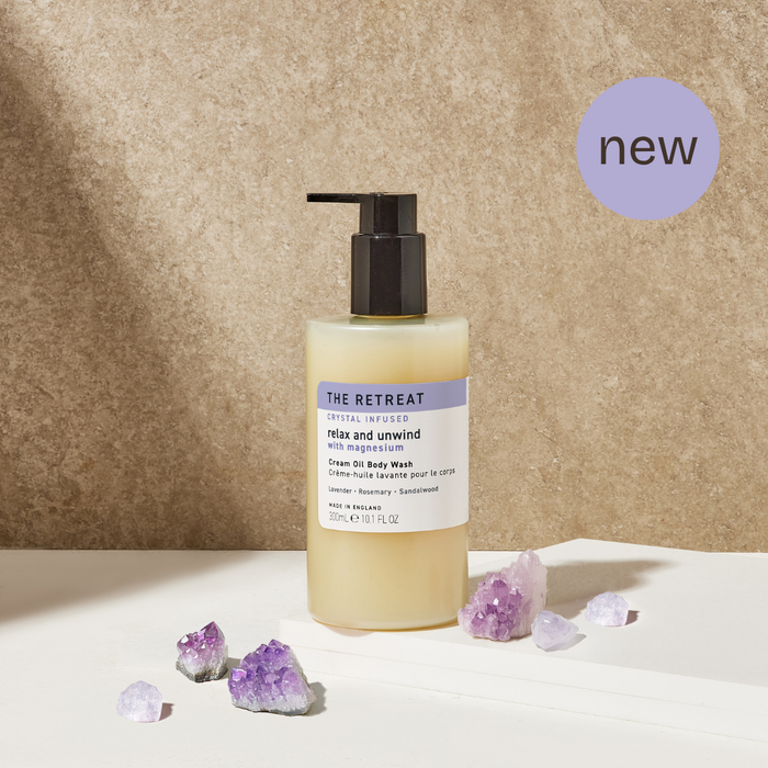 Relax and Unwind Cream Oil Body Wash with Magnesium