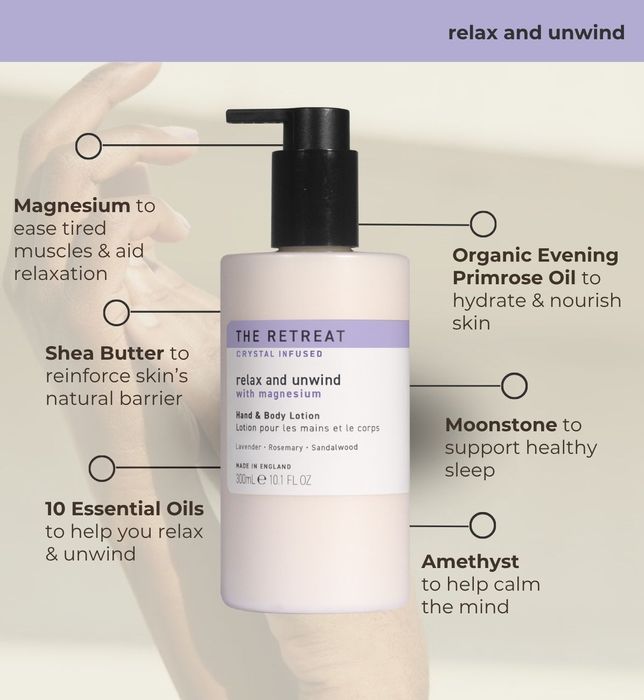 Relax and Unwind Hand & Body Lotion with Magnesium