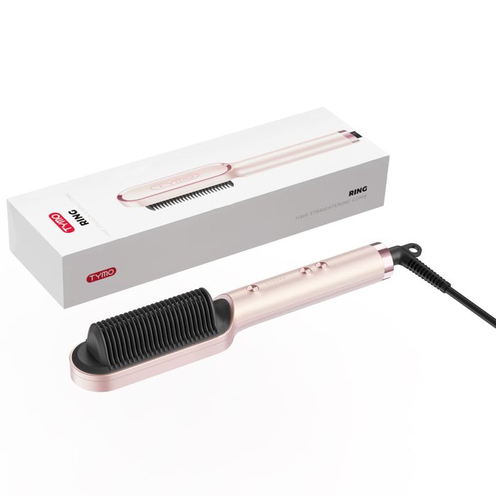 TYMO Ring Straightening Comb - Pink Shimmer