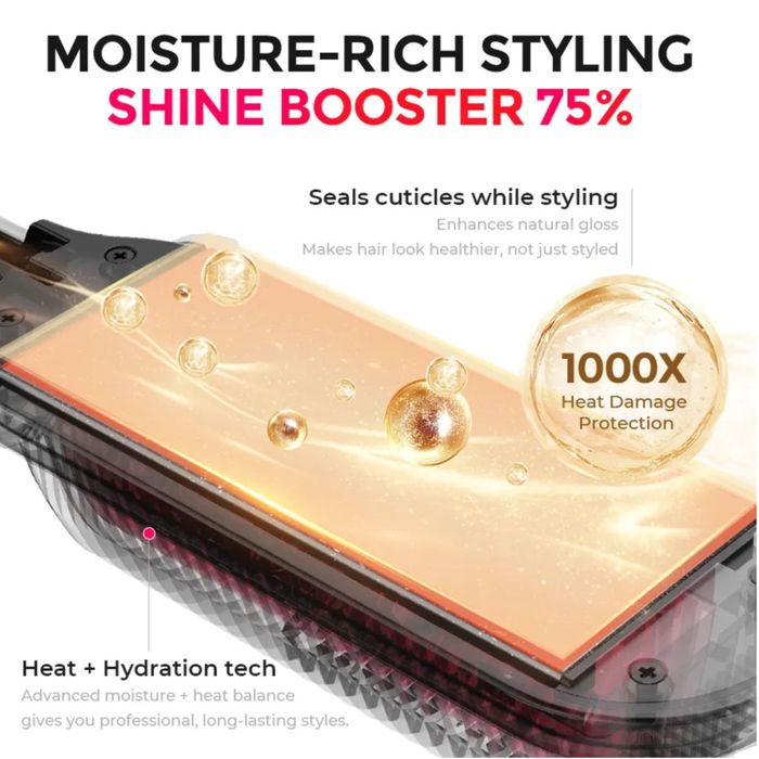 TYMO Flipro 2-in-1 Straightening Tool - Pink Shimmer