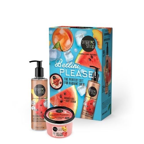 Organic Shop Bellini, please! Hydro Recipe Sweet & Juicy Body Care Duo (280ml+100ml)