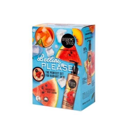 Organic Shop Bellini, please! Hydro Recipe Sweet & Juicy Body Care Duo (280ml+100ml)