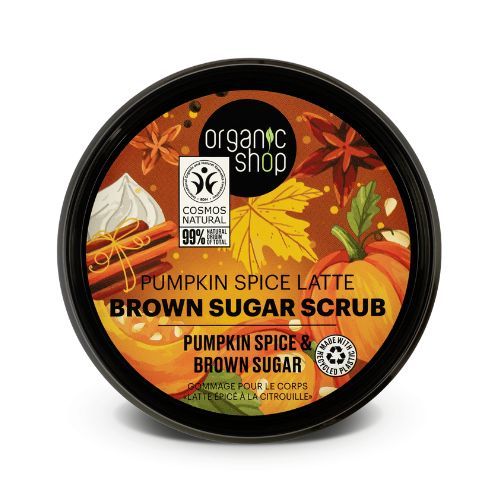 Organic Shop Pumpkin Spice Latte Brown Sugar Body Scrub Pumpkin Spice and Brown Sugar (250ml)