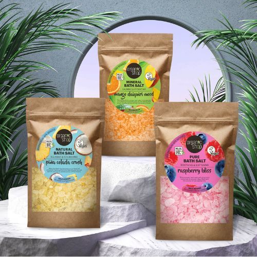 Organic Shop Pina Colada Crush Relaxing & Nourishing Natural Bath Salt (500g)