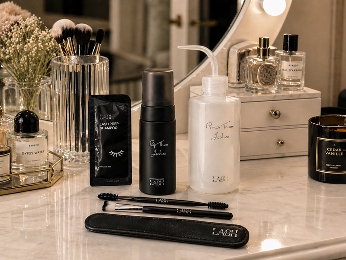 Lashshack Shampoo prep set