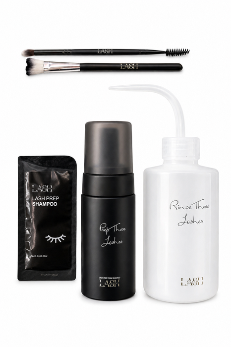 Lashshack Shampoo prep set