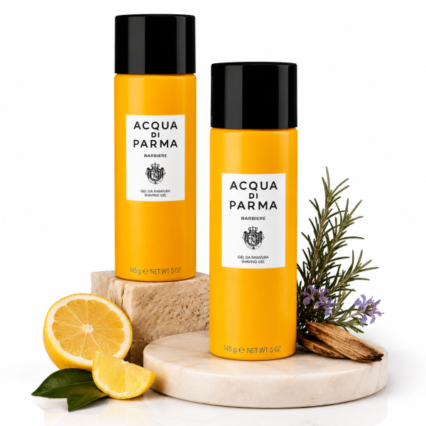 Acqua Di Parma Collezione Barbiere Shaving Gel for Men – 5 oz / 150 ml