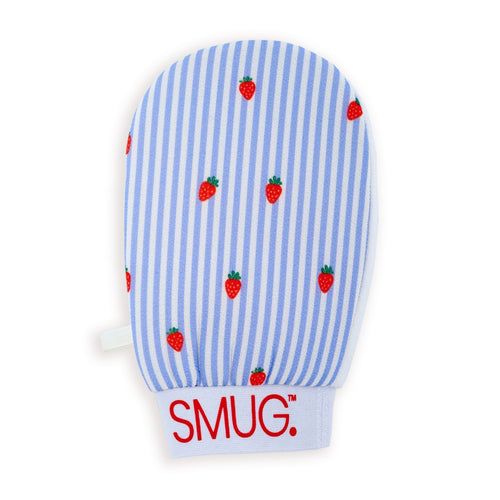Exfoliating Mitt – Strawberry Stripe