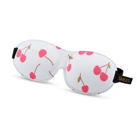 Contoured 3D Blackout Sleep Mask – Blue Cherries