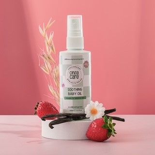 Soothing Baby oil 100ml- Natural Vanilla (ages from Newborn and plus) 