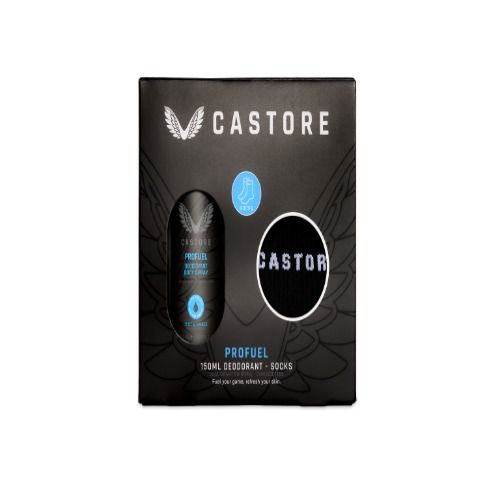 Castore Profuel Deodorant Body Spray & Socks Gift Set 