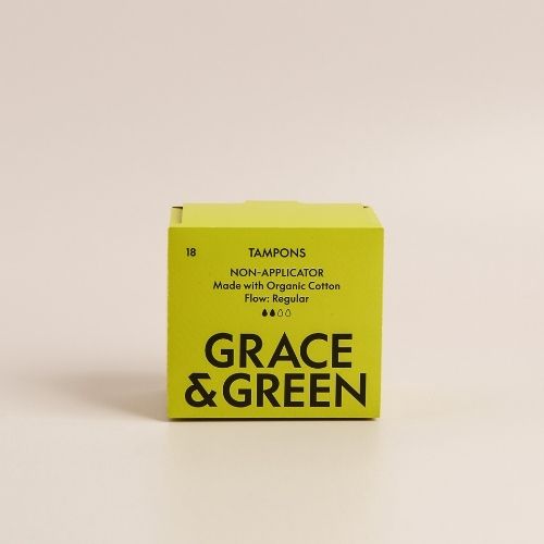 Organic Cotton Regular Non-applicator Tampons