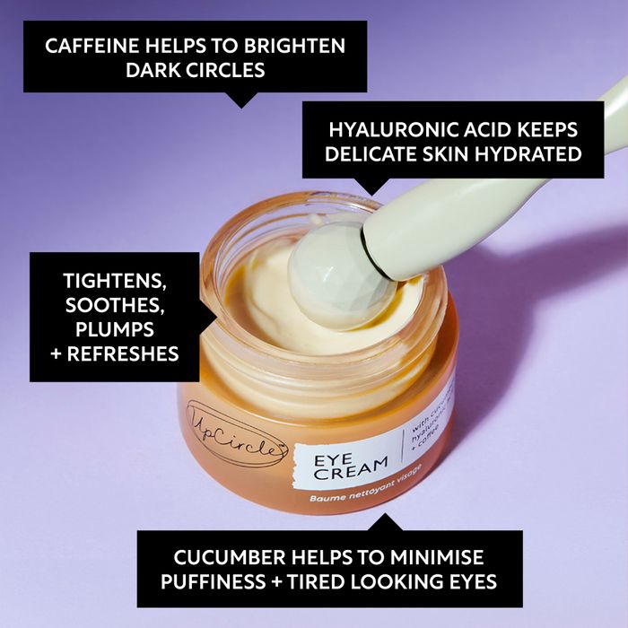 Eye Cream with Cucumber, Hyaluronic Acid + Coffee