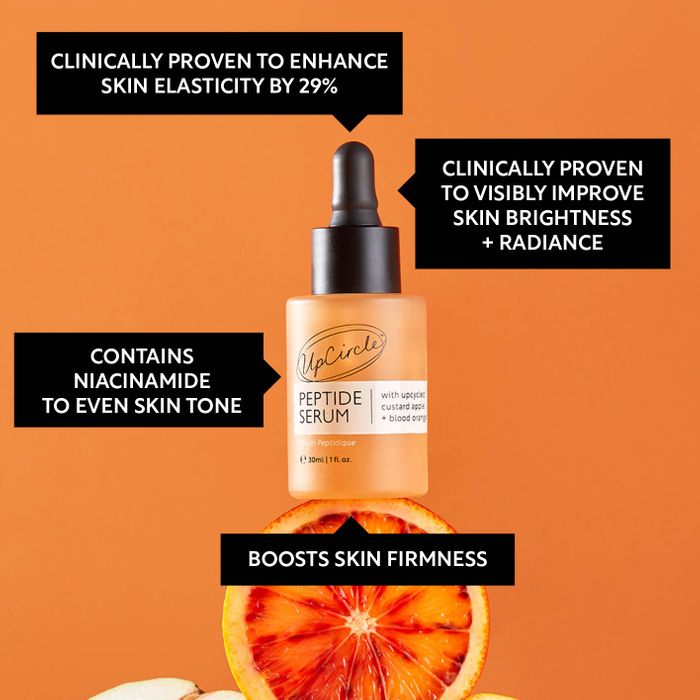 Peptide Serum with upcycled Custard Apple + Blood Orange