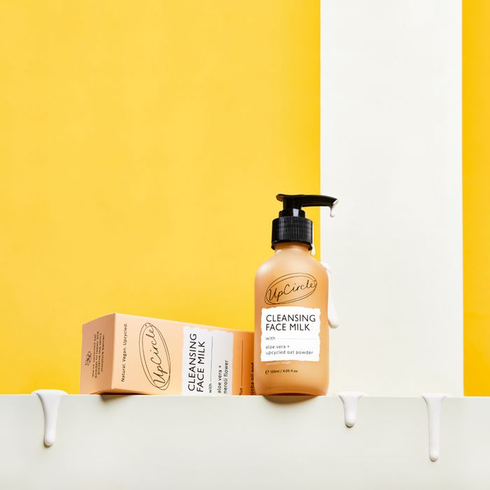 Cleansing Face Milk with Aloe Vera + upcycled Oat Powder