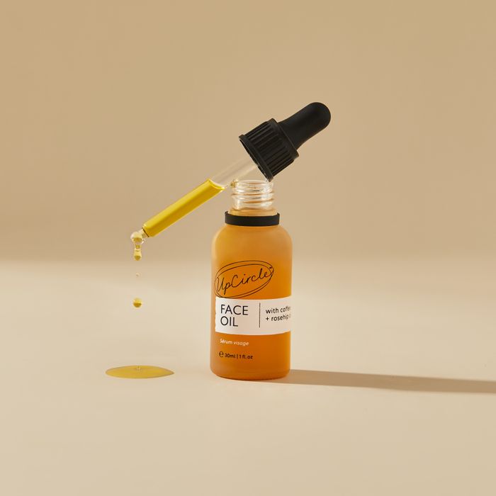 Organic Face Oil with Coffee, Rosehip + Jojoba