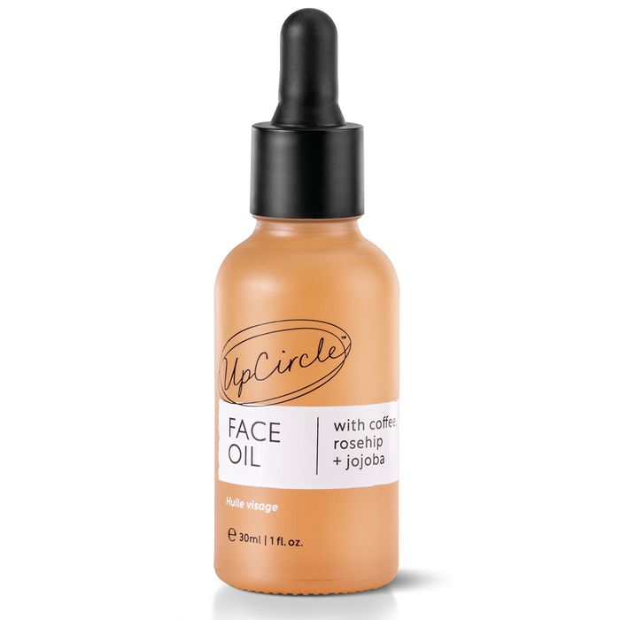 Organic Face Oil with Coffee, Rosehip + Jojoba