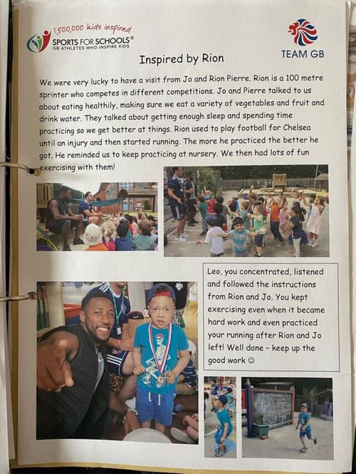 From School Visit to Athletic Success: How Meeting Sprinter Rion Pierre Ignited a Rising Junior Athlete’s Journey