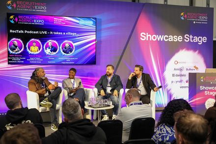 Recruitment Agency Expo stage