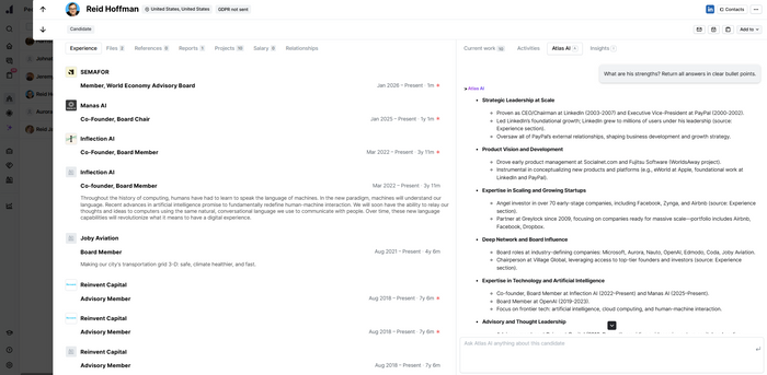 Atlas - the Recruitment Platform
