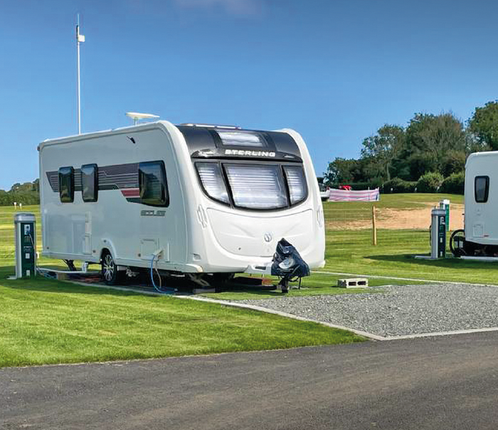 Rolec provide smart metered hook-up solutions to Nant Newydd Caravan Park