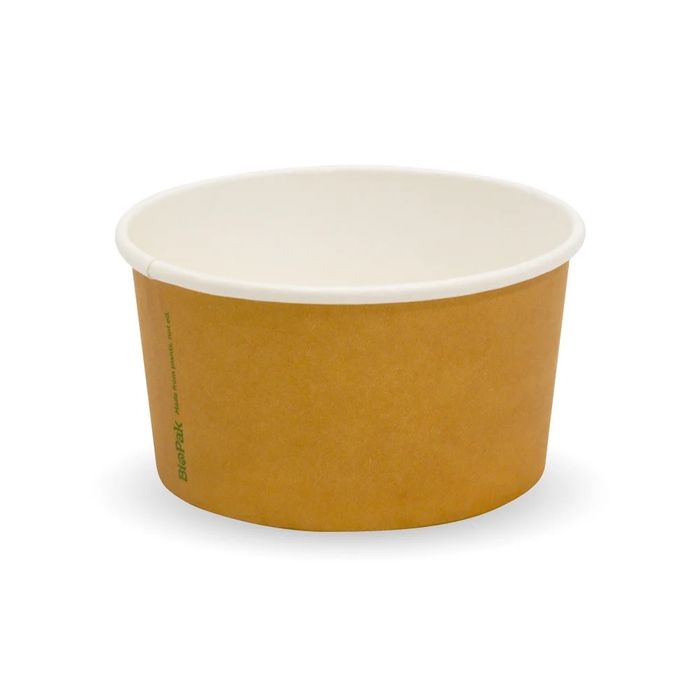 BioBoard FSC Mix Certified PLA Lined Ice Cream BioCup - 4oz