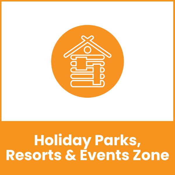 Holiday Parks, Resorts and events icon