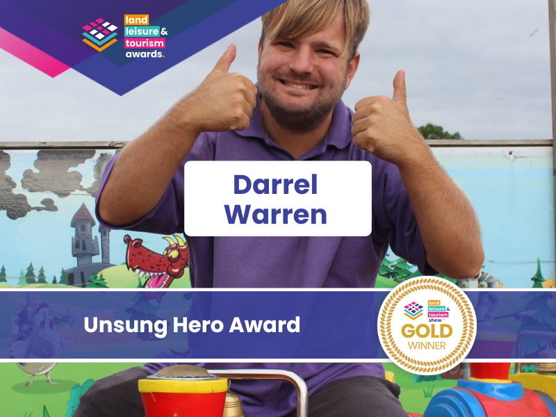 Gold winner - Darrel Warren, from 4-Kingdoms Adventure Farm Park in Headley