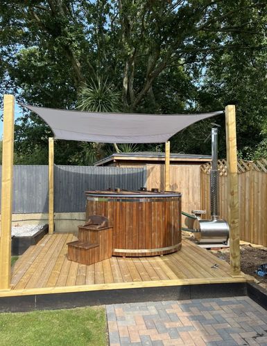 Wood fired hot tubs and saunas