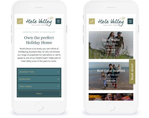 Bespoke Holiday Park Websites