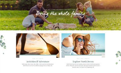 Bespoke Holiday Park Websites