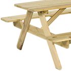 Jersey 6 Seat Dip Treated Pine Picnic Table 140cm- Green Pine
