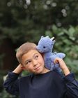 Draco Dragon Denim Blue L