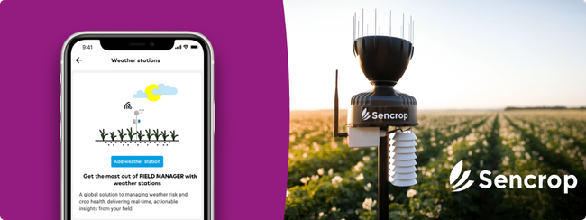 xarvio® FIELD MANAGER expands weather station connectivity with integration of METOS by Pessl Instruments and Sencrop