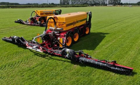 The PROFI XL 15 and 18 meters slurry injectors