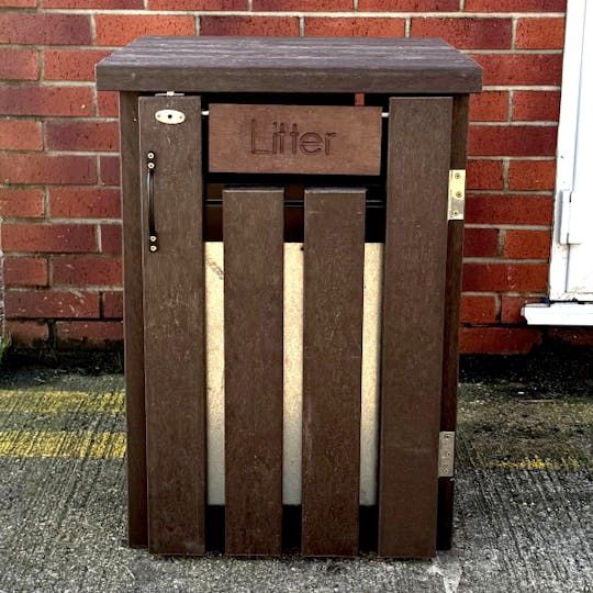 Premium Recycled Plastic Litter Bin
