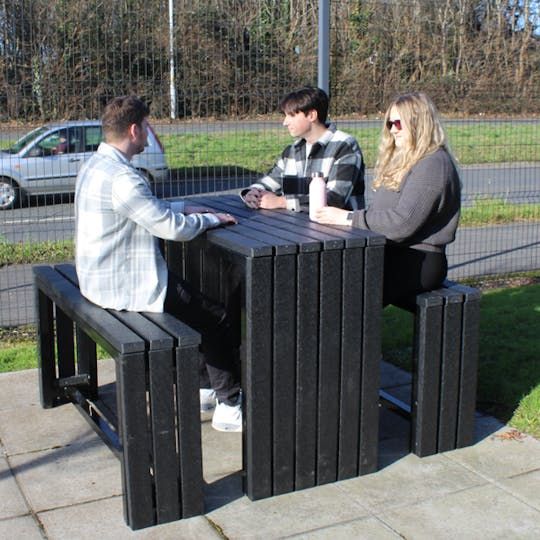 Premium High Bistro Table And Benches Sets