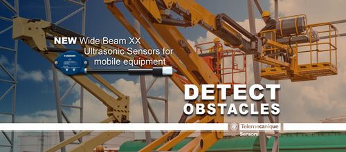 New Ultrasonic Wide Beam Sensors for mobile equipment
