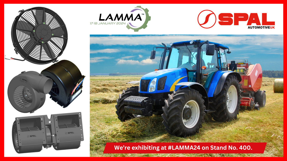 SPAL Automotive UK makes confident return to LAMMA 2024