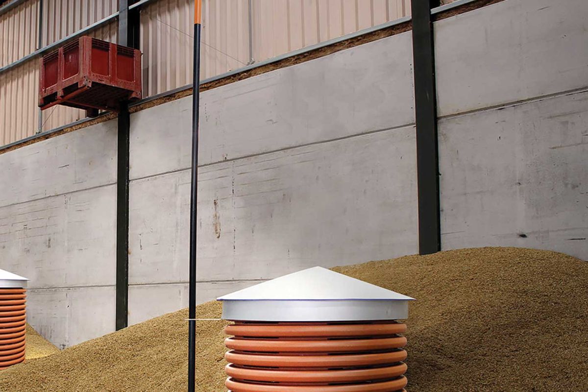 Plug&Cool Outdoor - Underfloor grain cooling system