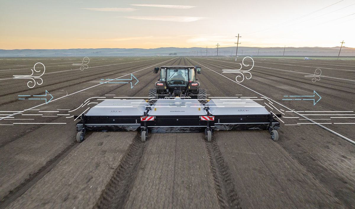 ARA Precision Sprayer Certified to Reduce Plant Protection Product Drift by 95%