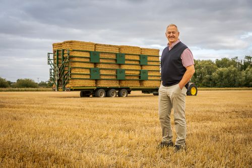 Andrew Baxter discusses Bale Trailers and Hydraulic Clamps