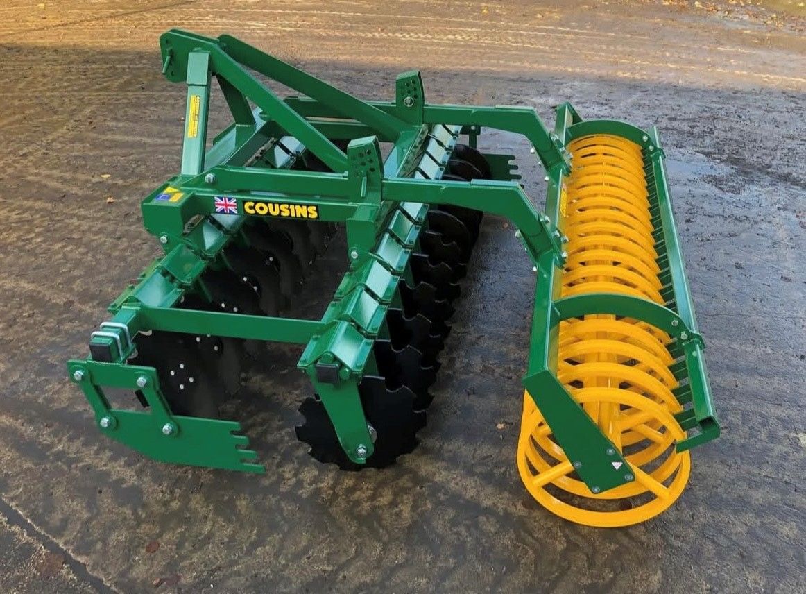 4m Top Disc High Speed Compact Disc Harrow c/w Open Channel Roller